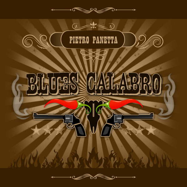 Copertina album Blues Calabro dell'artista Pietro Panetta
